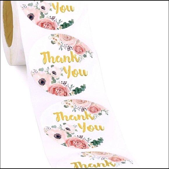 NEW Poshmark Packages "Thank you!" Gift Wrap Shipping Supplies Set ~ 3 Items - Picture 5 of 11
